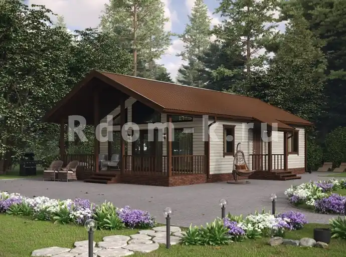 Коттедж 12.7х7.4м «Шуберт»